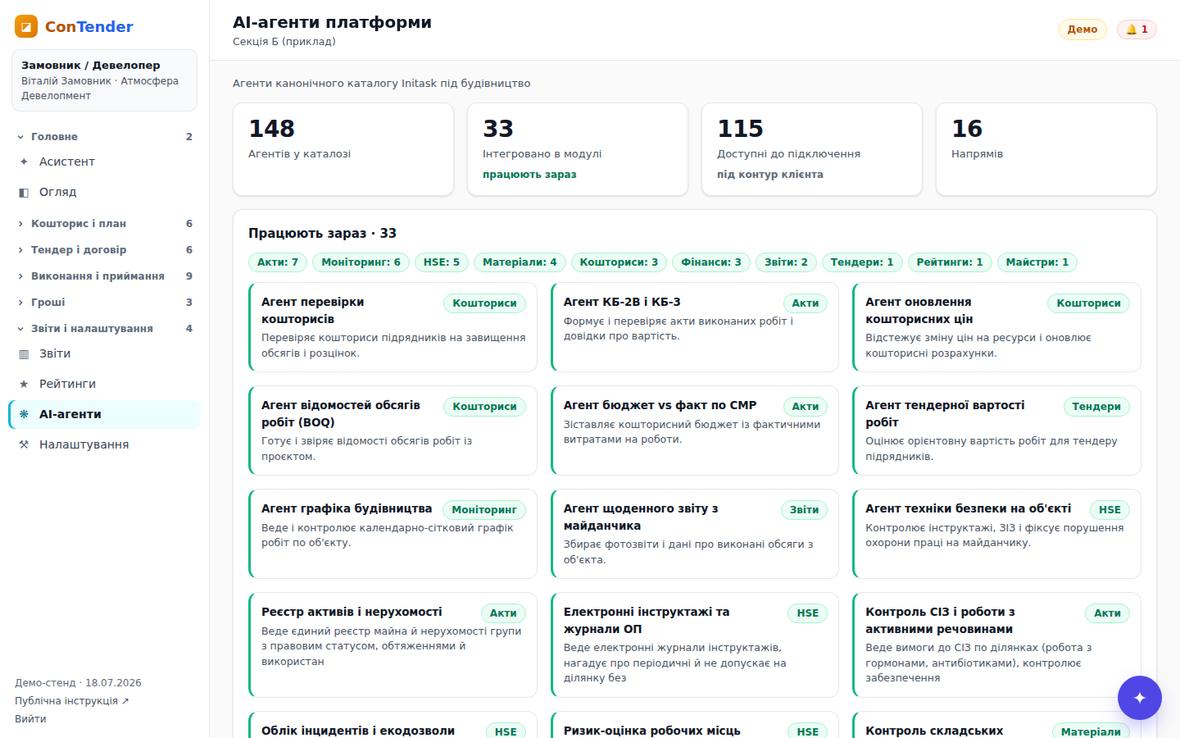 Каталог AI-агентів